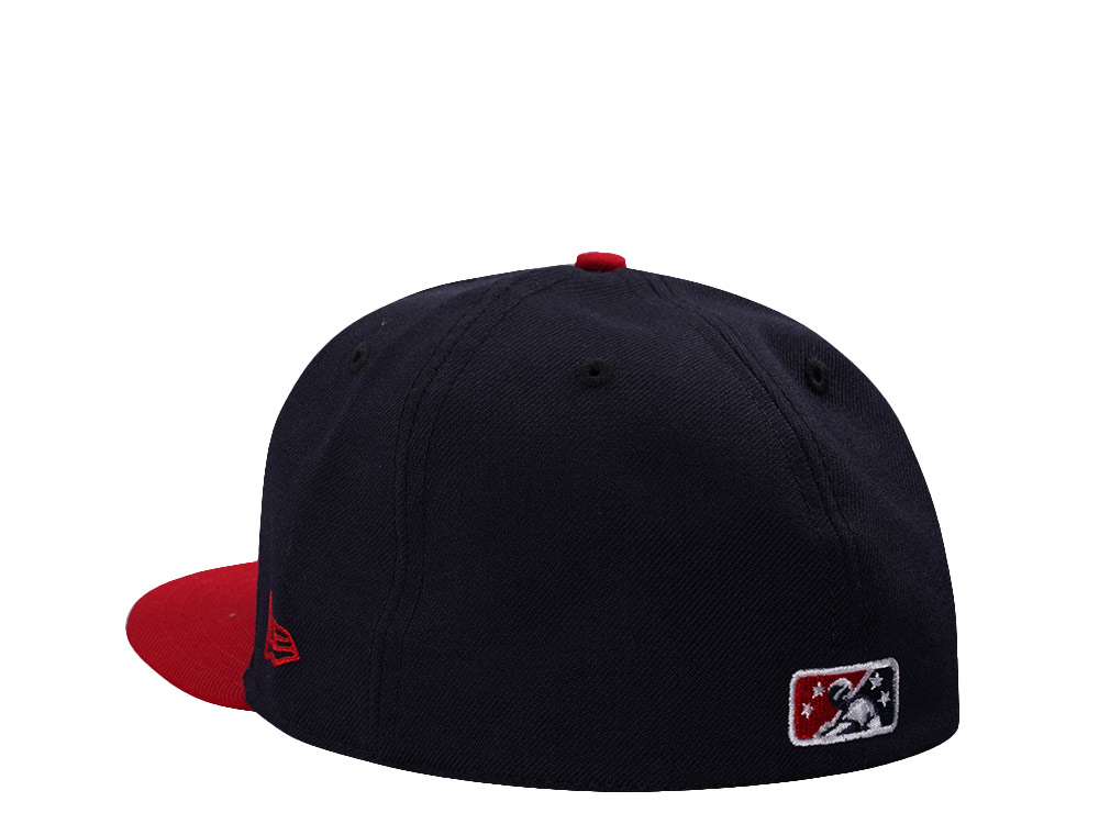 New Era Kinston Indians Navy Wool Two Tone Edition 59Fifty Fitted Cap