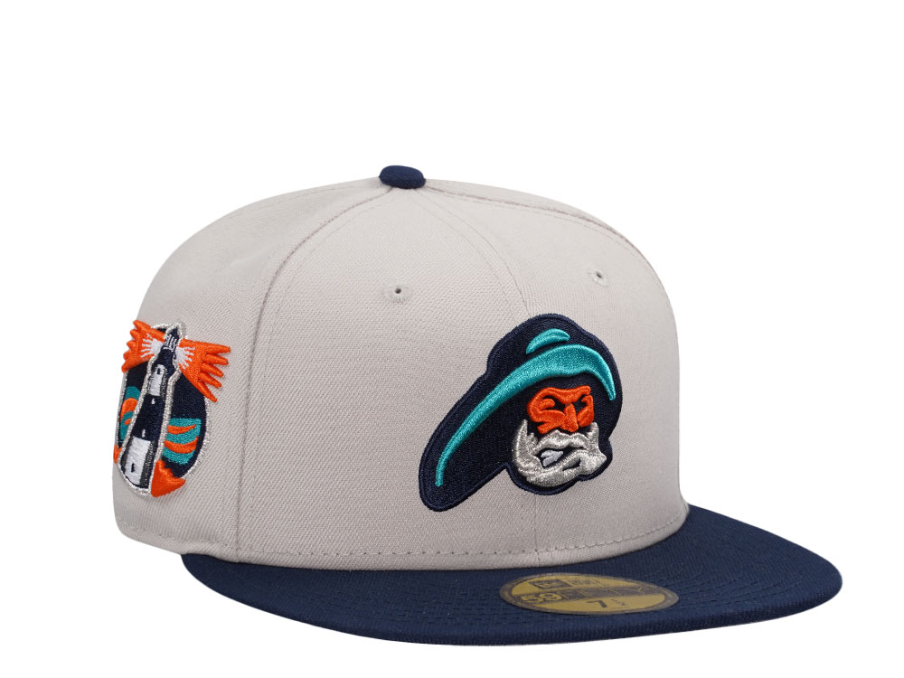 New Era New York Islanders Fisherman Stone Two Tone Edition 59Fifty Fitted Cap