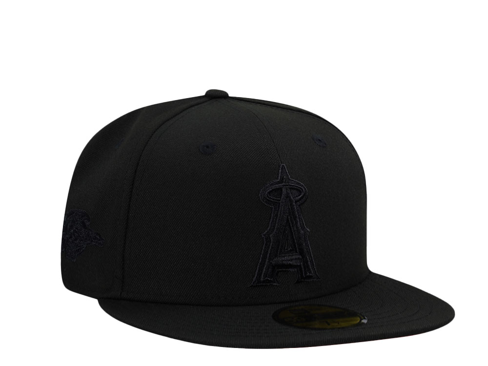 New Era Anaheim Angels World Series 2002 Black Out Red Edition 59Fifty Fitted Cap