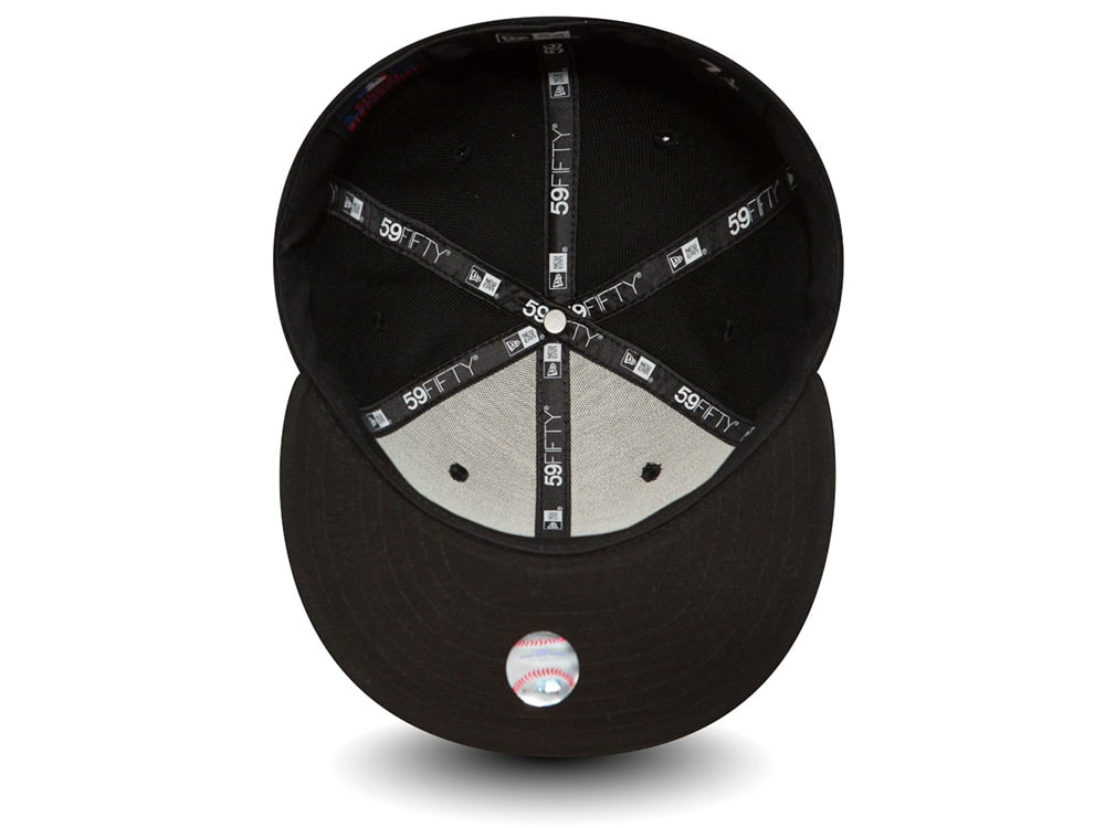 New Era Los Angeles Dodgers Plain Black Prime Edition 59Fifty Fitted Cap
