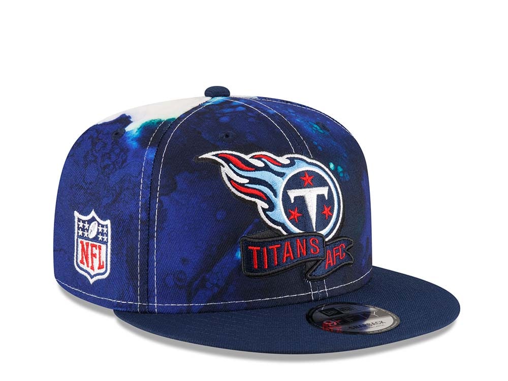 New Era Tennessee Titans Ink NFL Sideline 2022 9Fifty Snapback Cap