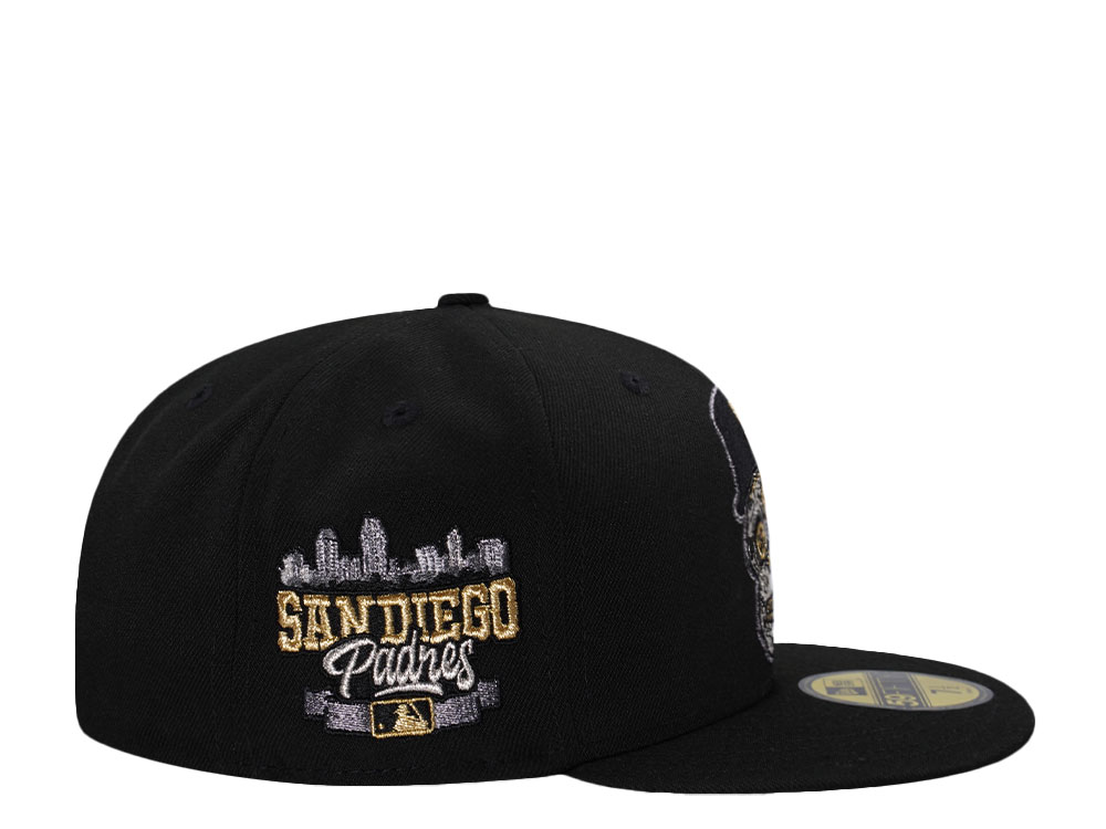 New Era San Diego Padres Black Skull Prime Edition 59Fifty Fitted Cap