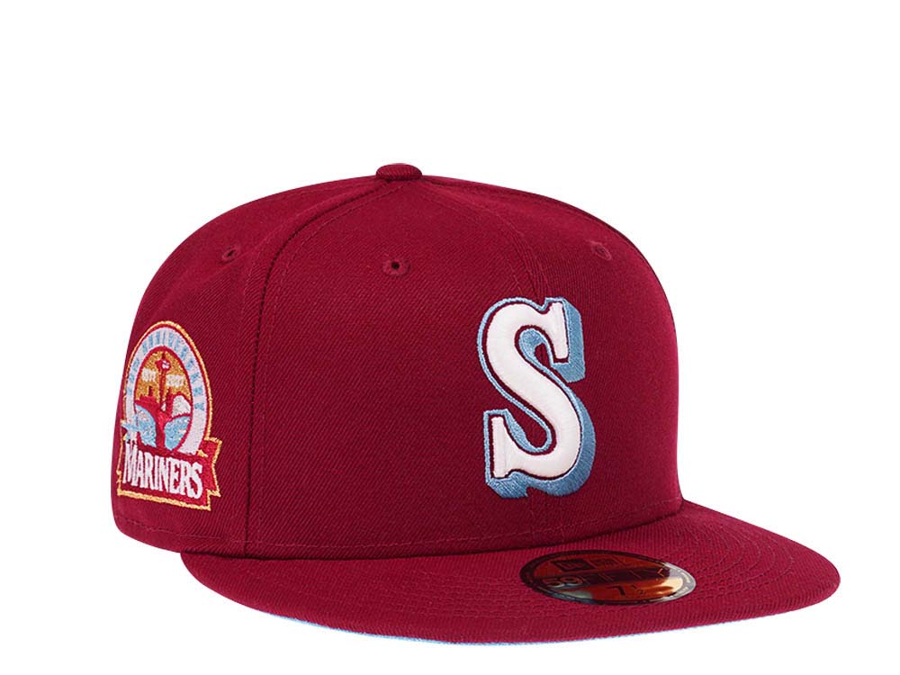 New Era Seattle Mariners 30th Anniversary Smooth Red Glow Edition 59Fifty Fitted Cap
