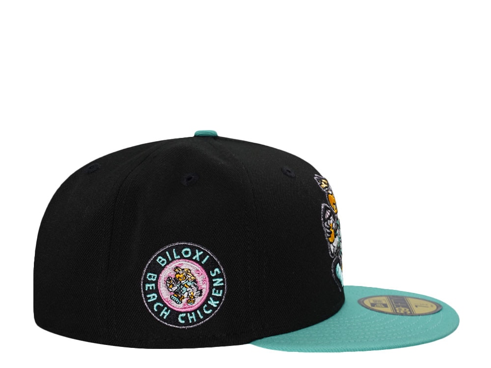 New Era Biloxi Beach Chickens Summer Two Tone Edition 59Fifty Fitted Cap