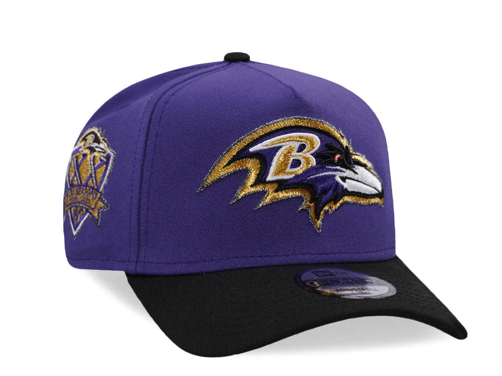 New Era Baltimore Ravens 20 Seasons Purple Two Tone Edition 9Forty A Frame Snapback Cap