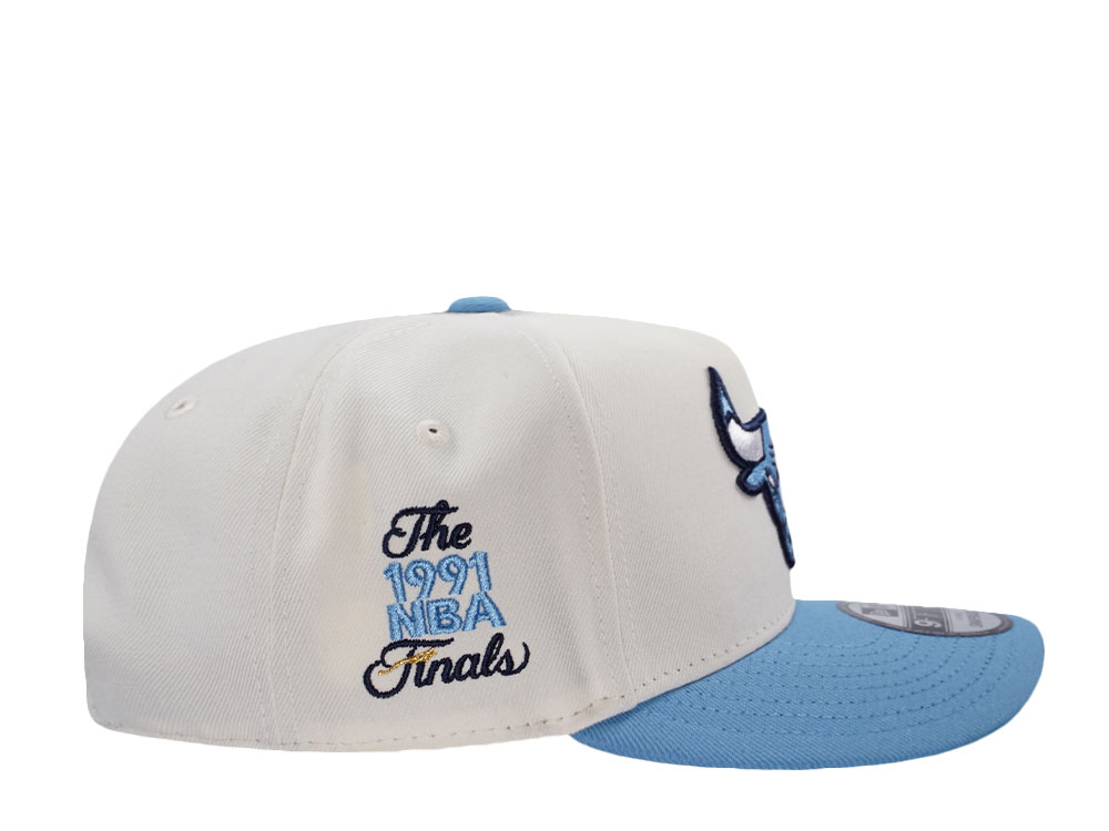 New Era Chicago Bulls NBA Finals 1991 Chrome Two Tone Edition 9Fifty A Frame Snapback Cap