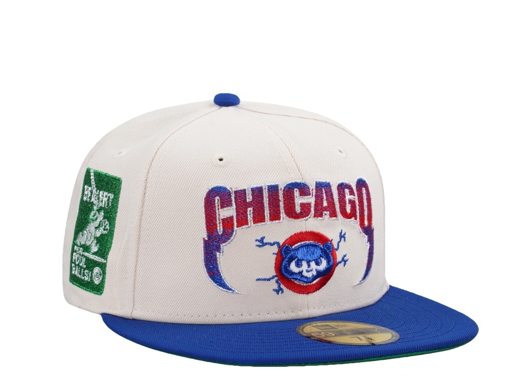 New Era Chicago Cubs Be Alert Light Cream Two Tone Edition 59Fifty Fitted Cap