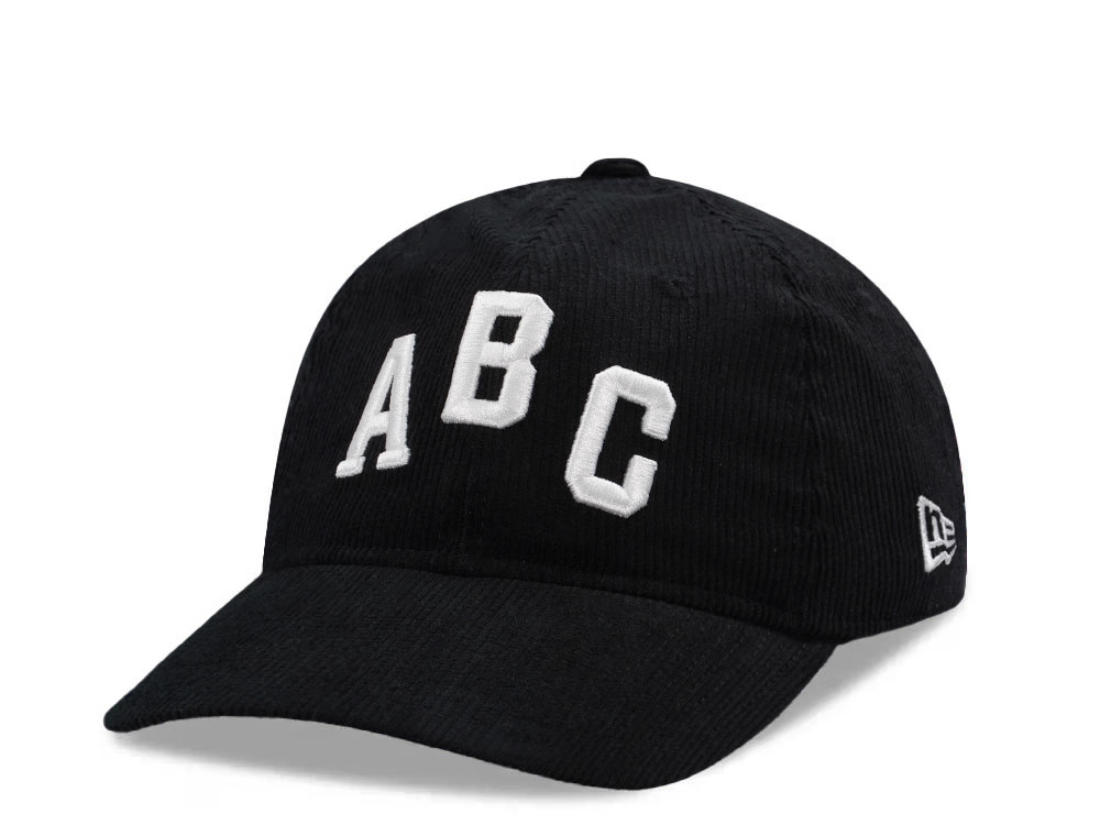 New Era Atlanta Black Crackers Corduroy Black Prime Edition 9Twenty Adjustable Cap