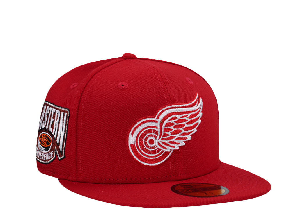 New Era Detroit Red Wings Eastern Conference Red Edition 59Fifty Fitted Cap