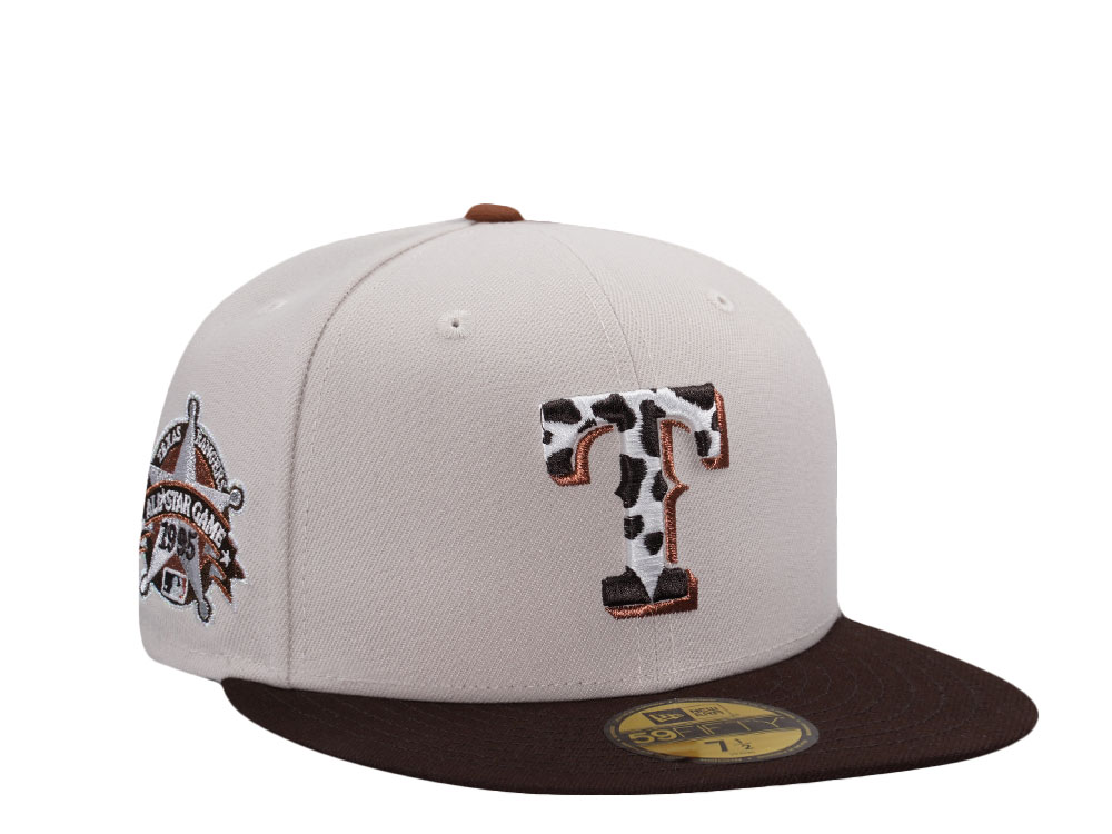 New Era Texas Rangers All Star Game 1995 Stone Two Tone Edition 59Fifty Fitted Cap