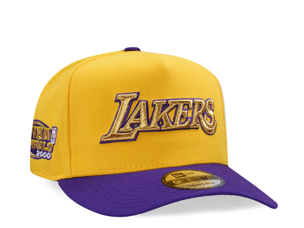 New Era Los Angeles Lakers NBA Finals 2000 Two Tone Edition 9Fifty A Frame Snapback Cap