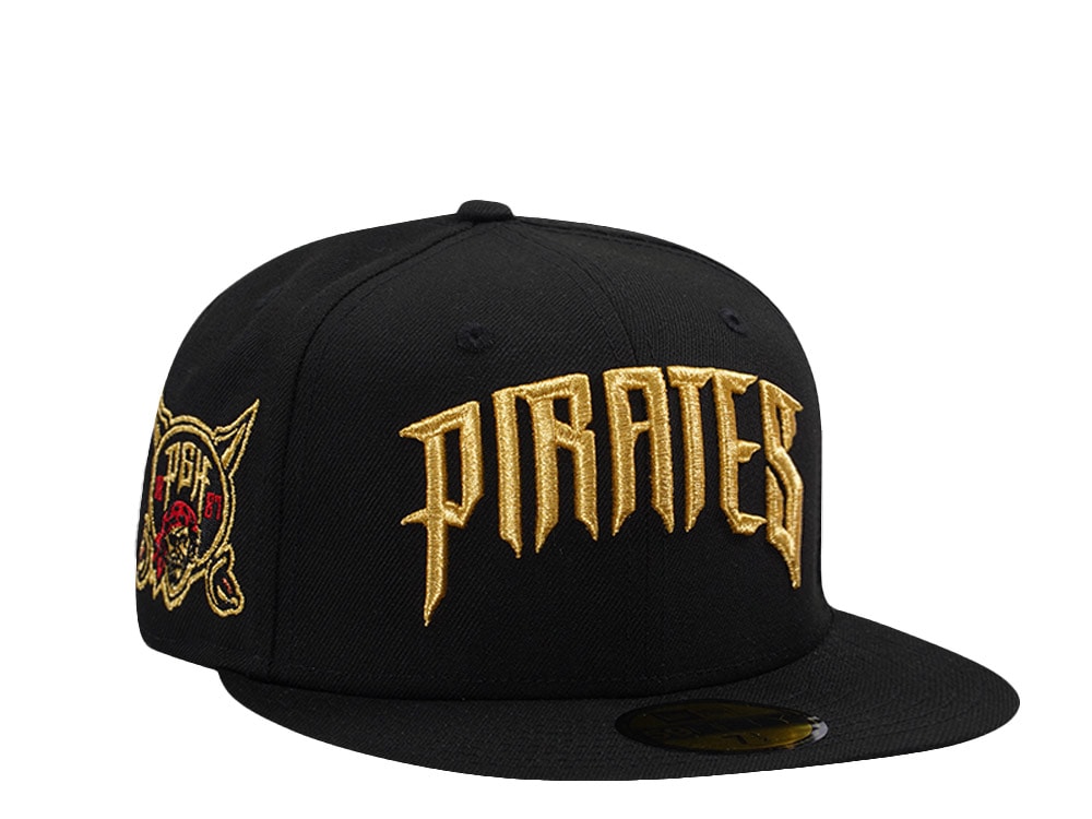 New Era Pittsburgh Pirates National League Debut 1887 Black Prime Edition 59Fifty Fitted Cap
