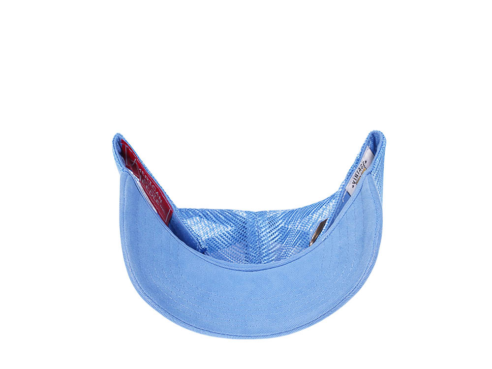 American Needle Quebec Nordiques Blue Trucker Strapback Cap