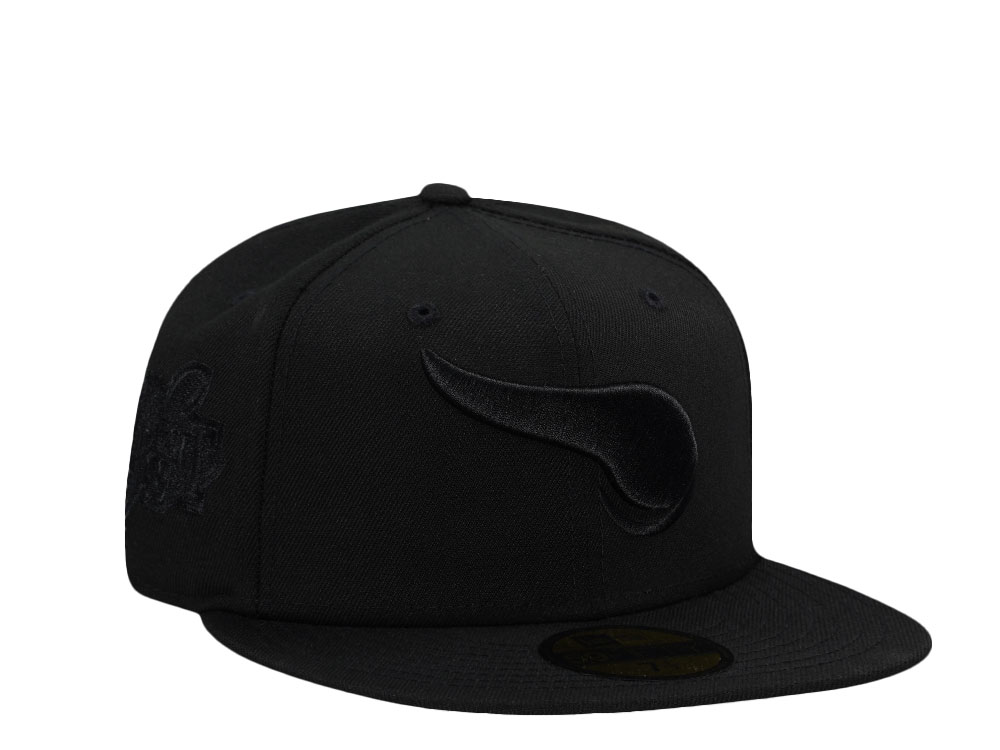 New Era Minnesota Vikings Kickoff 1998 Blackout Prime Edition 59Fifty Fitted Cap