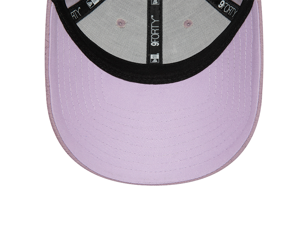 New Era New York Yankees Bubble Stitch Lavender Womens 9Forty Strapback Cap