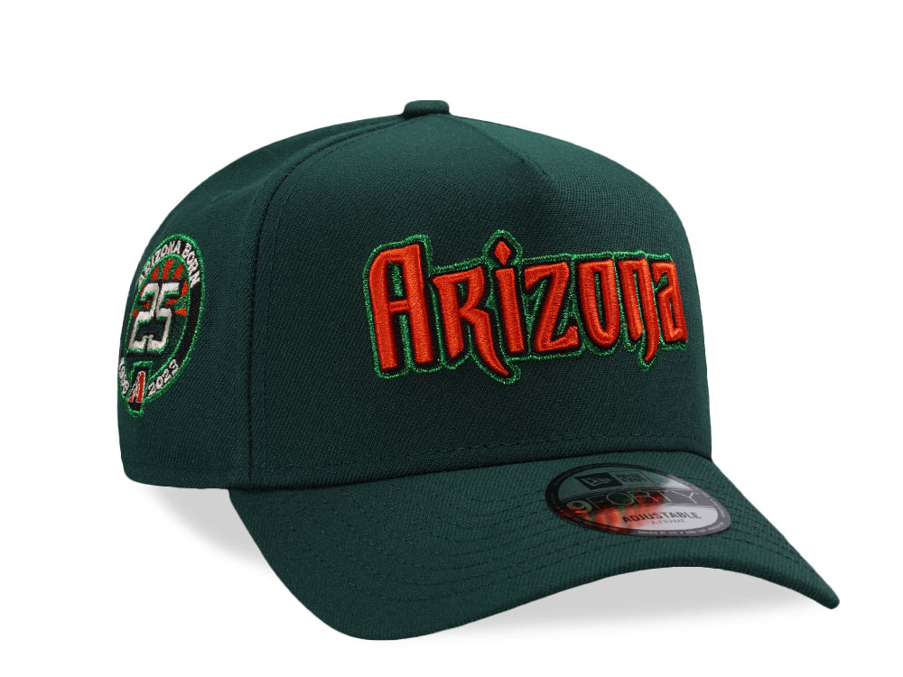 New Era Arizona Diamondbacks 25th Anniversary Green Prime Edition 9Forty A Frame Snapback Cap