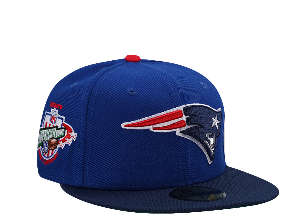 New Era New England Patriots American Bowl 1998 Blue Two Tone Edition 59Fifty Fitted Cap