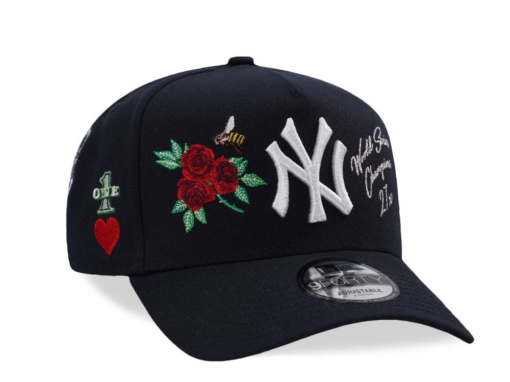 New Era New York Yankees MLB Champs Navy Edition 9Forty A Frame Snapback Cap