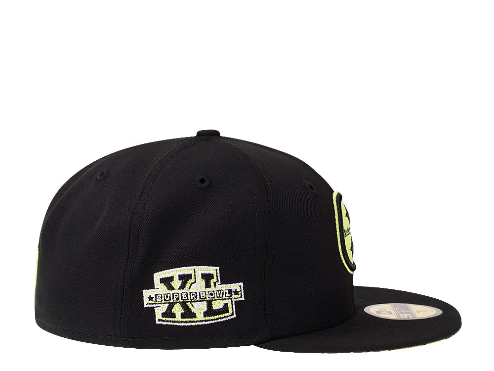 New Era Pittsburgh Steelers Super Bowl XL Black Summerpop Edition 59Fifty Fitted Cap