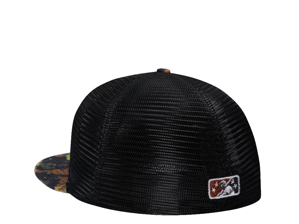 New Era Kinston Indians Flecktarn Trucker Edition 59Fifty Fitted Cap