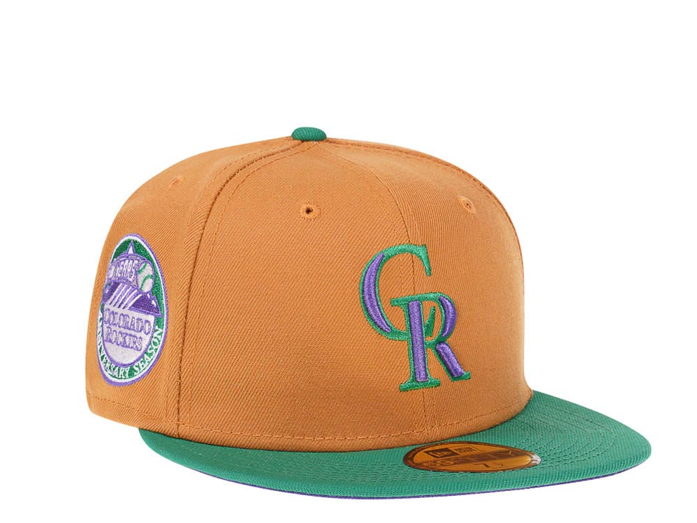 New Era Colorado Rockies 10th Anniversary Two Tone Prime  Edition 59Fifty Fitted Cap