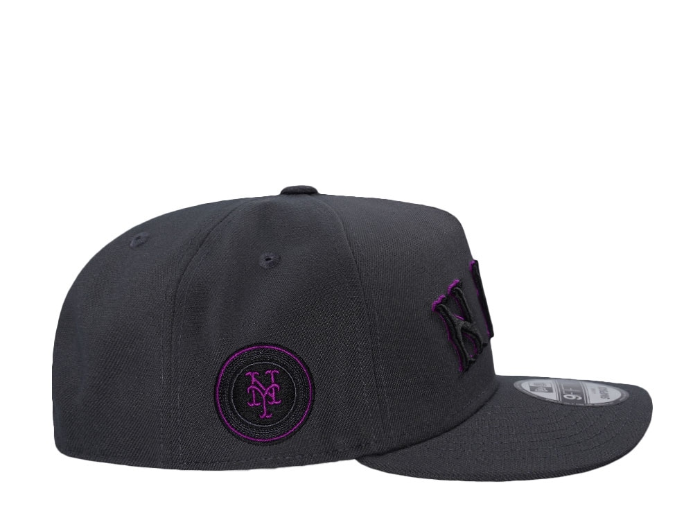 New Era New York Mets City Connect Dark Graphite Prime Edition 9Fifty A Frame Snapback Cap
