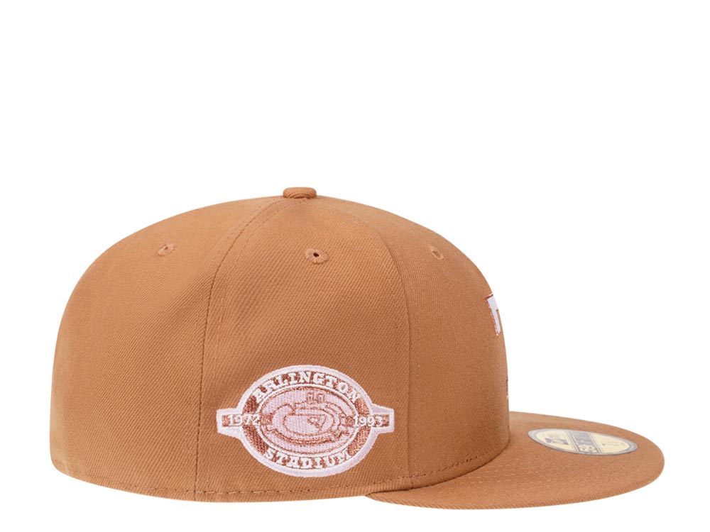 New Era Texas Rangers Arlington Stadium Sweet Gingerbread Edition 59Fifty Fitted Cap