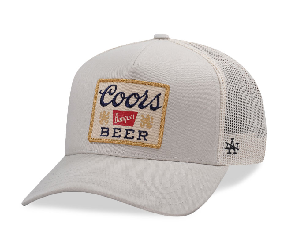 American Needle Coors Beer Stone Valin Edition Trucker Snapback Cap