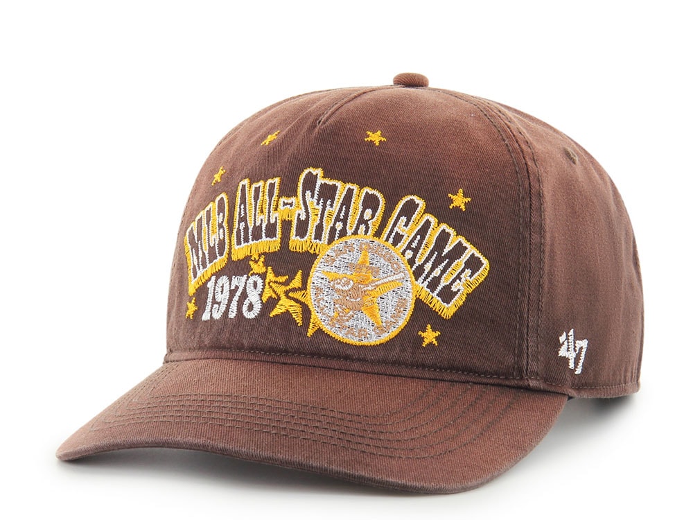 47 Brand San Diego Padres All Star Game 1978 Midsummer Classic Brown Hitch Snapback Cap
