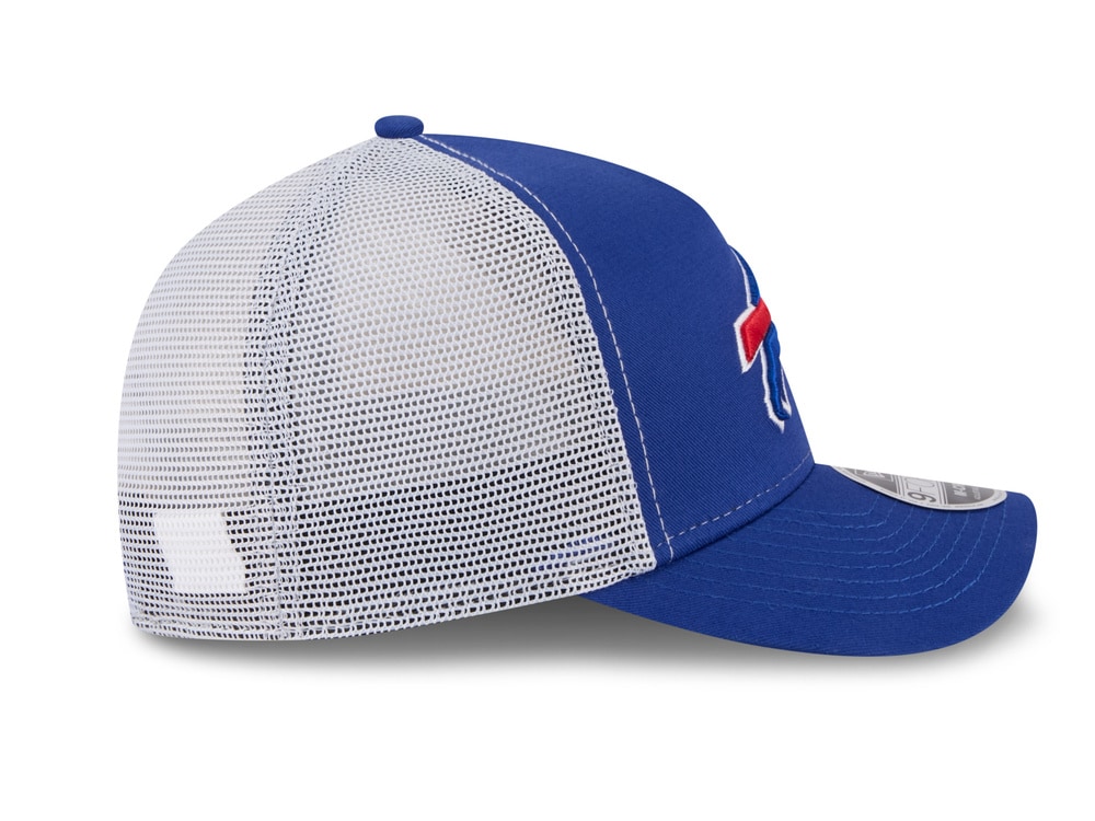 New Era Buffalo Bills Official Team Color Edition 9Forty M Crown A Frame Trucker Snapback Cap