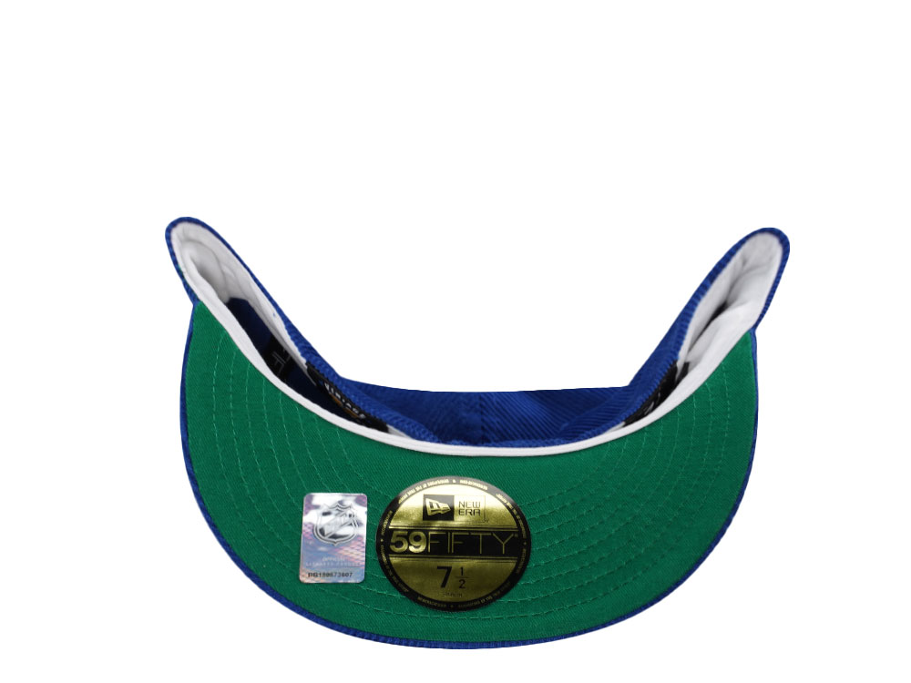 New Era Winnipeg Jets Heritage Classic Blue Corduroy Throwback Edition 59Fifty Fitted Cap