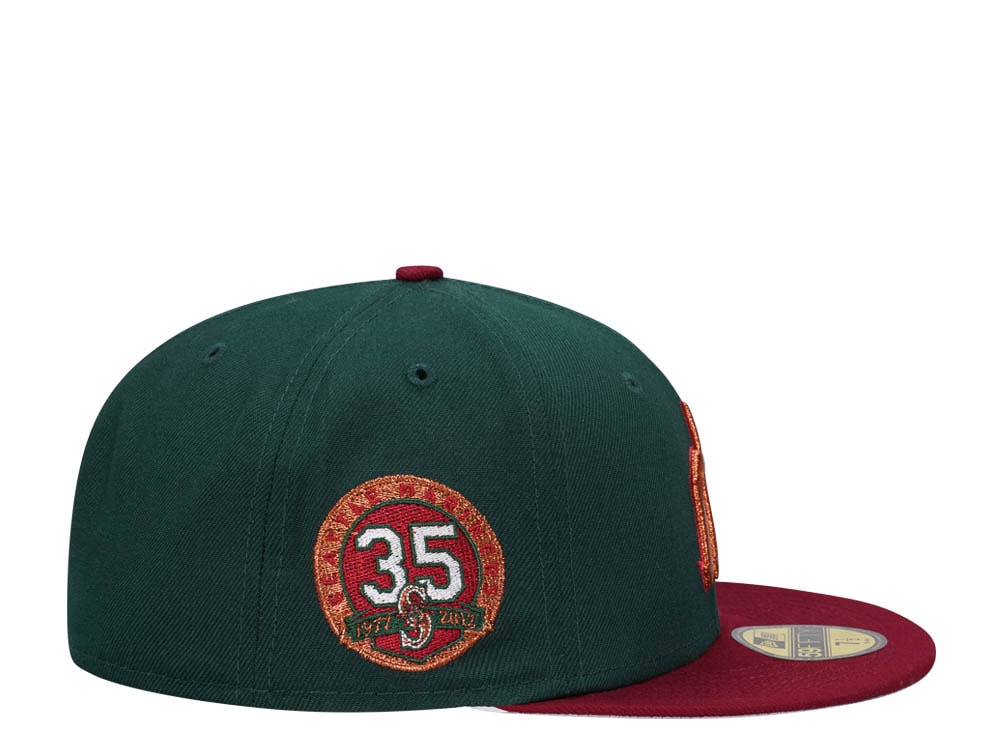 New Era Seattle Mariners 35th Anniversary Colorflip Trident Prime Two Tone Edition 59Fifty Fitted Cap