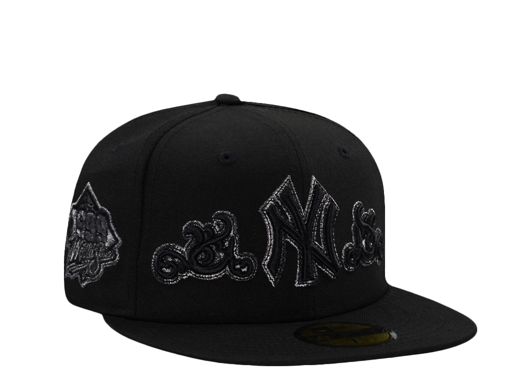 New Era New York Yankees World Series 1999 Metallic Black Prime Edition 59Fifty Fitted Cap