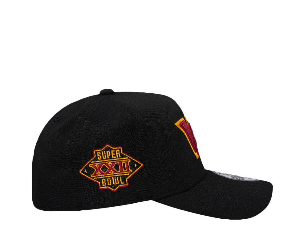 New Era Washington Commanders Super Bowl XXII Black Prime Edition 9Forty A Frame Snapback Cap