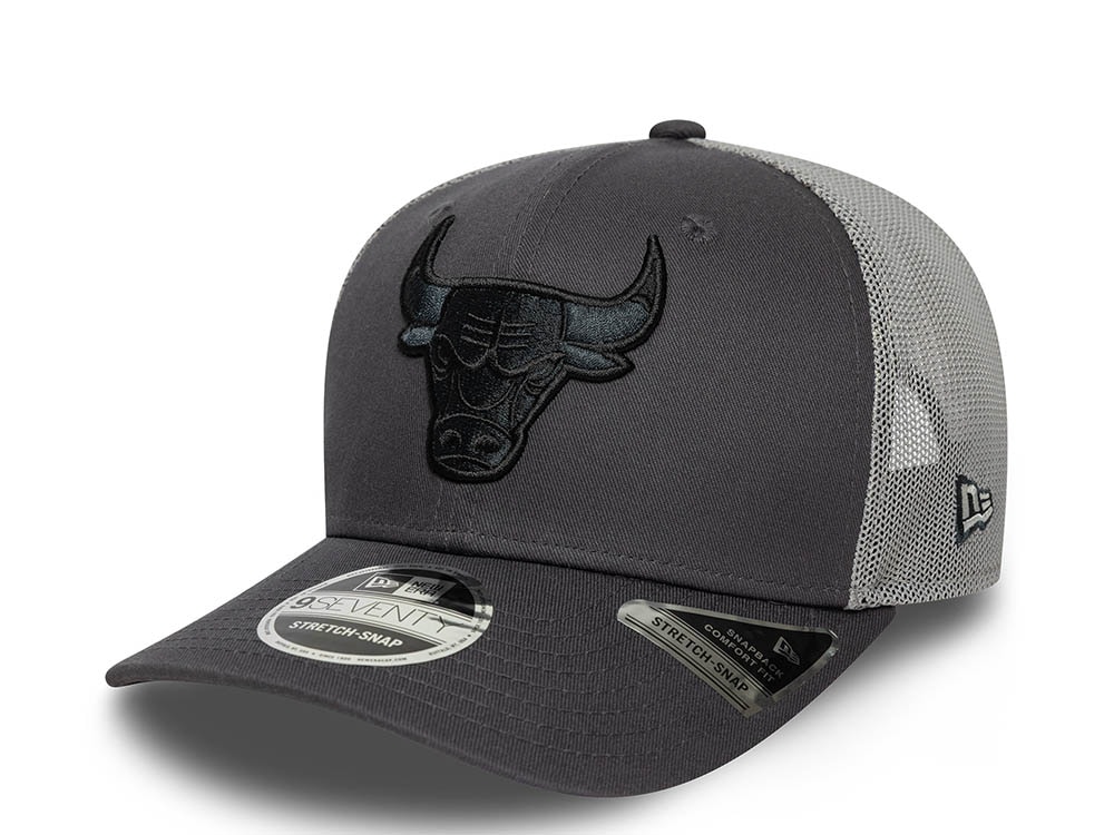 New Era Chicago Bulls Tonal Charcoal 9Seventy Snapback Cap