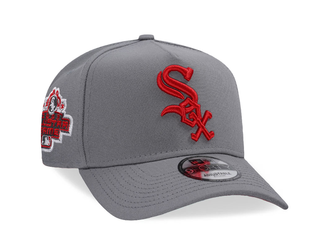 New Era Chicago White Sox All Star Game 2003 Concrete Red Edition 9Forty A Frame Snapback Cap