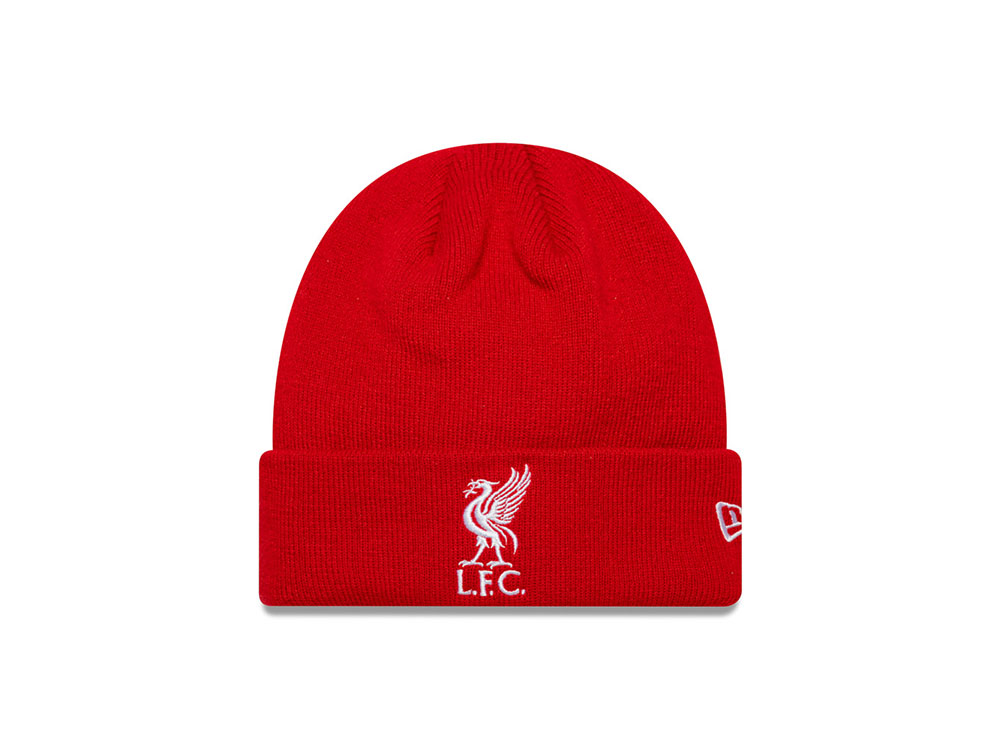New Era Liverpool FC Core Cuff Beanie Red Knit