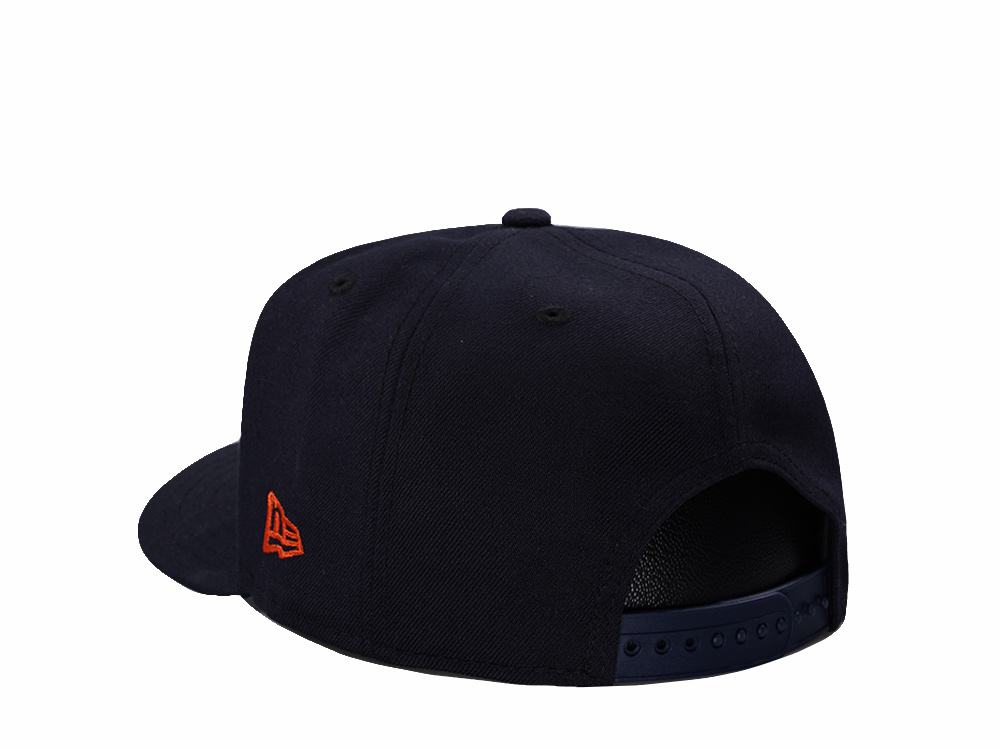 New Era Detroit Tigers 125th Anniversary Script Navy Prime Edition 9Fifty A Frame Snapback Cap