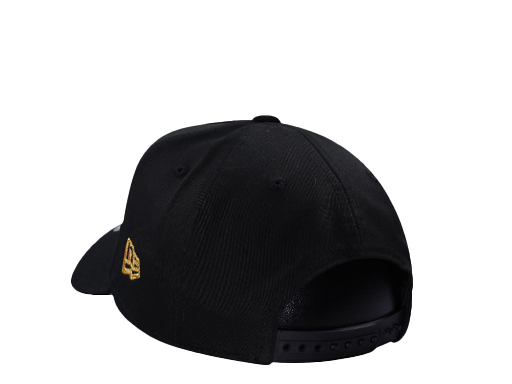 New Era Kansas City Chiefs Black Gold Edition 9Forty A Frame Snapback Cap