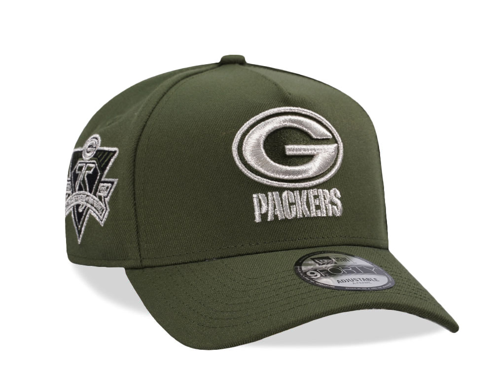 New Era Green Bay Packers 75th Anniversary Green Realtree Edition 9Forty A Frame Snapback Cap