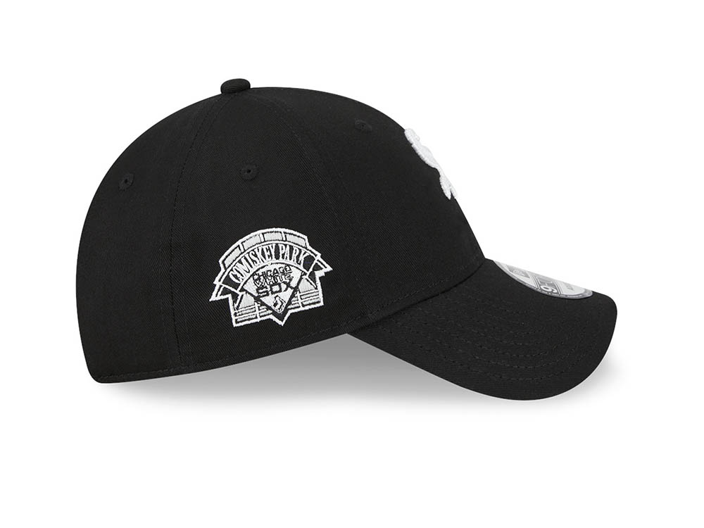 New Era Chicago White Sox Comiskey Park Traditions Black 9Forty Strapback Cap
