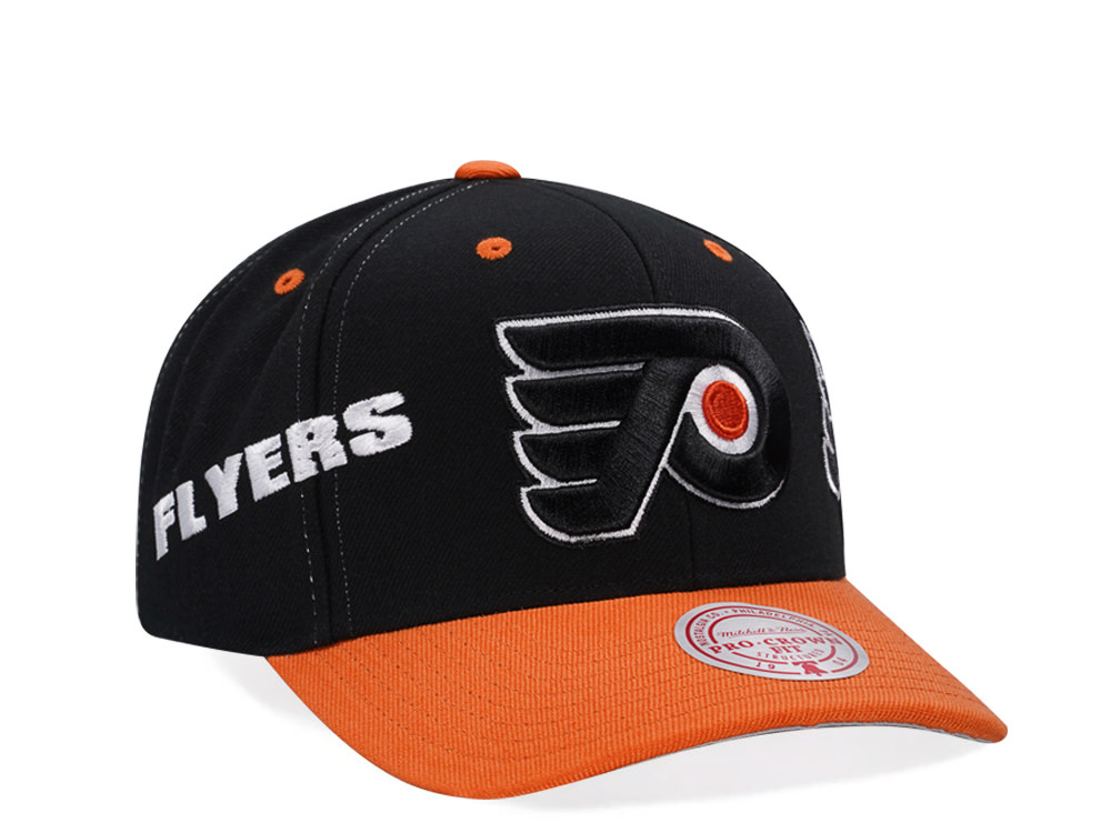 Mitchell & Ness Philadelphia Flyers Vintage Logo Pro Crown Fit Snapback Cap
