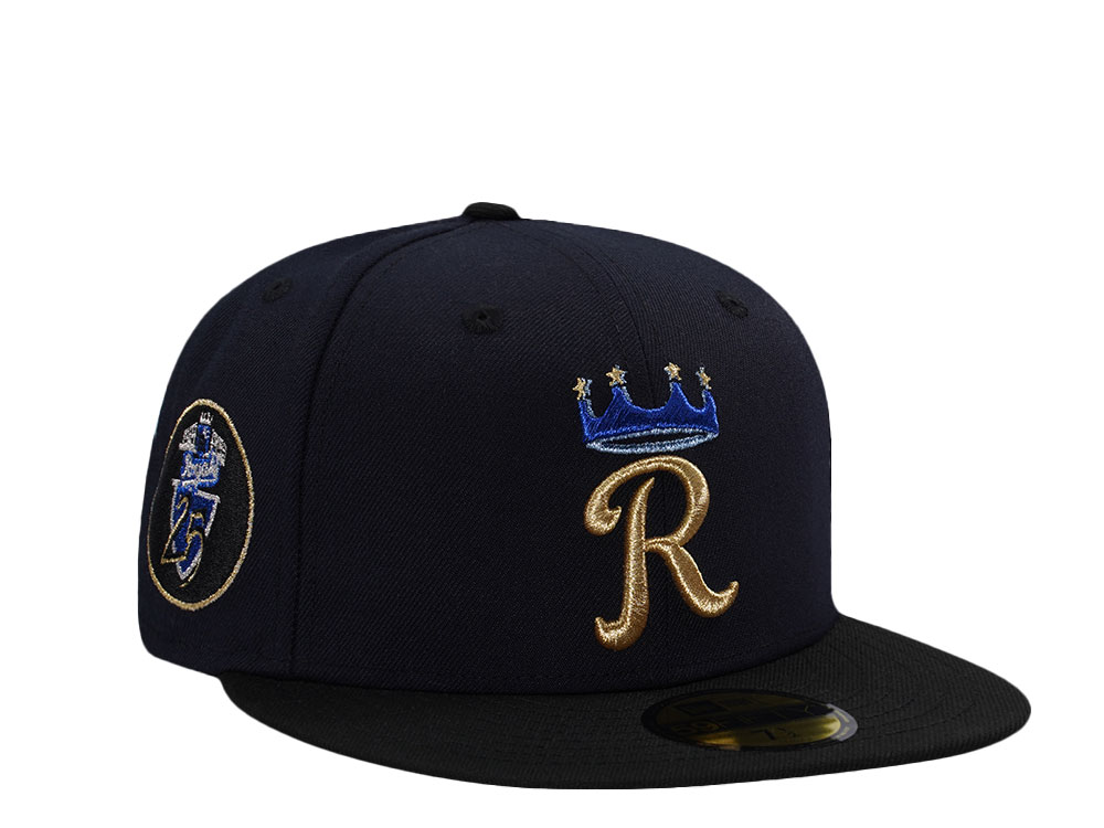 New Era Kansas City Royals 25th Anniversary Navy Two Tone Edition 59Fifty Fitted Cap