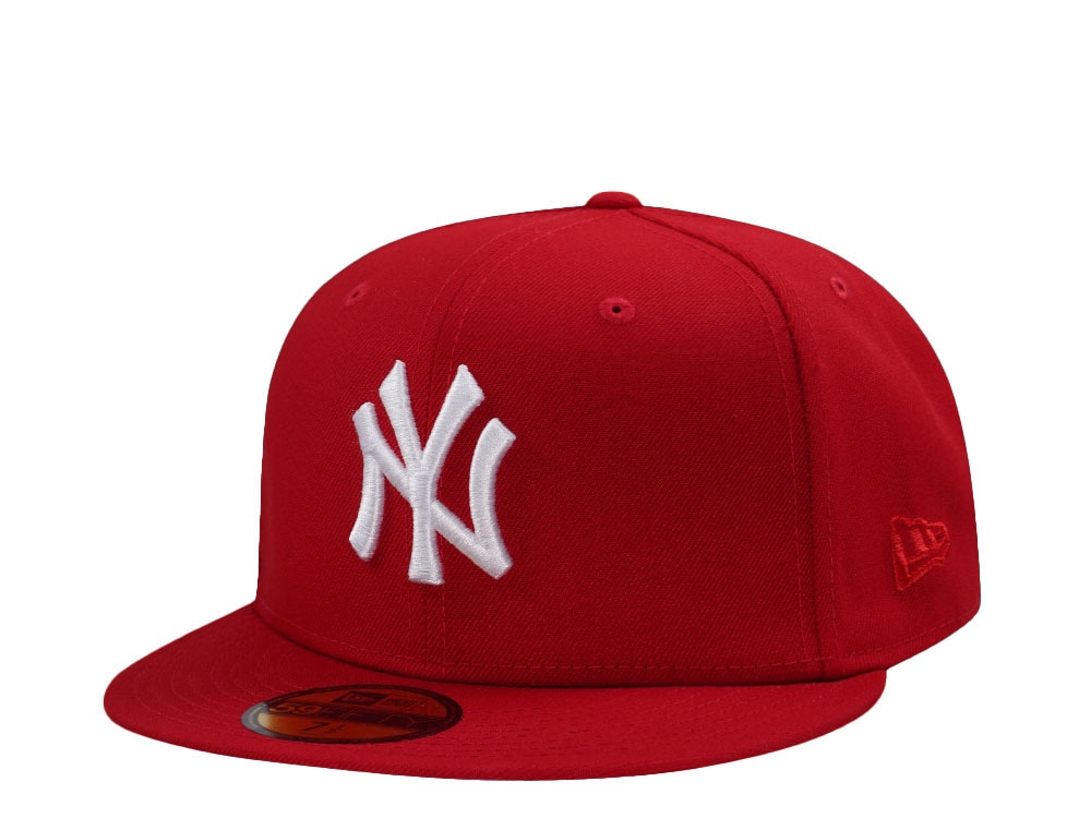 New Era New York Yankees Red Classic Edition 59Fifty Fitted Cap