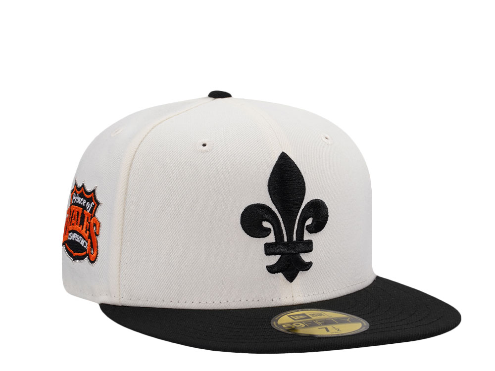 New Era Quebec Nordiques Prince of Wales Conference Chrome Two Tone Edition 59Fifty Fitted Cap