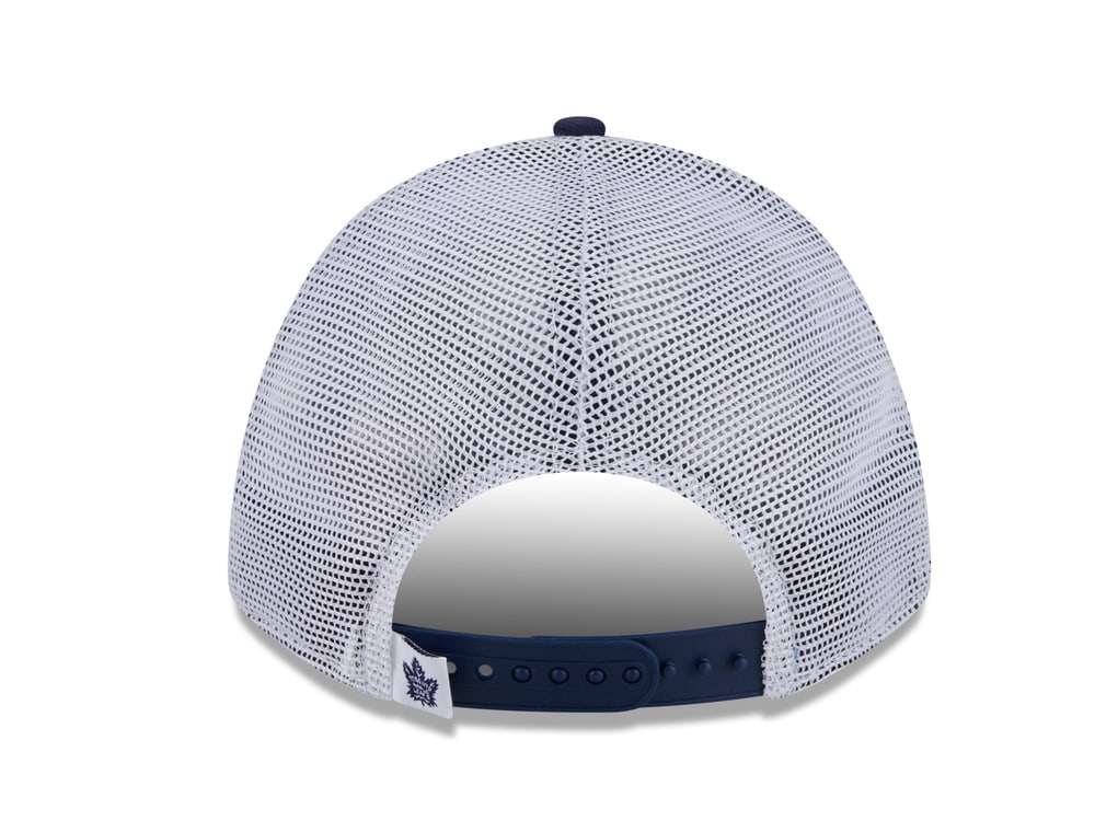 New Era Toronto Maple Leafs Official Team Color Edition 9Forty M Crown A Frame Trucker Snapback Cap