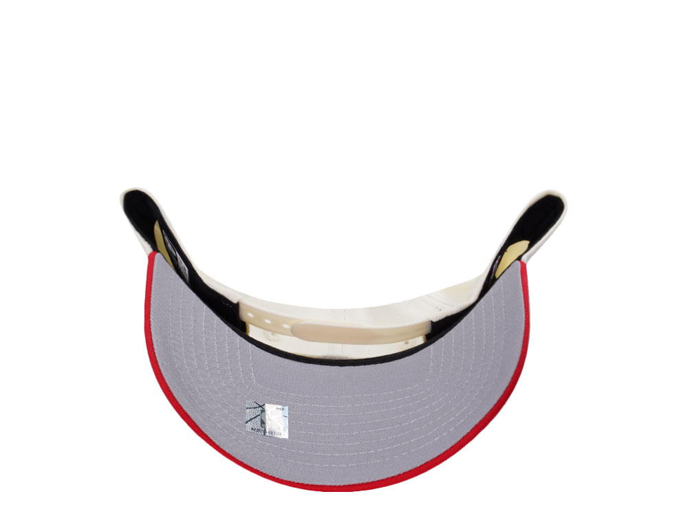 New Era Chicago Bulls Script Chrome Two Tone Edition 9Forty A Frame Snapback Cap