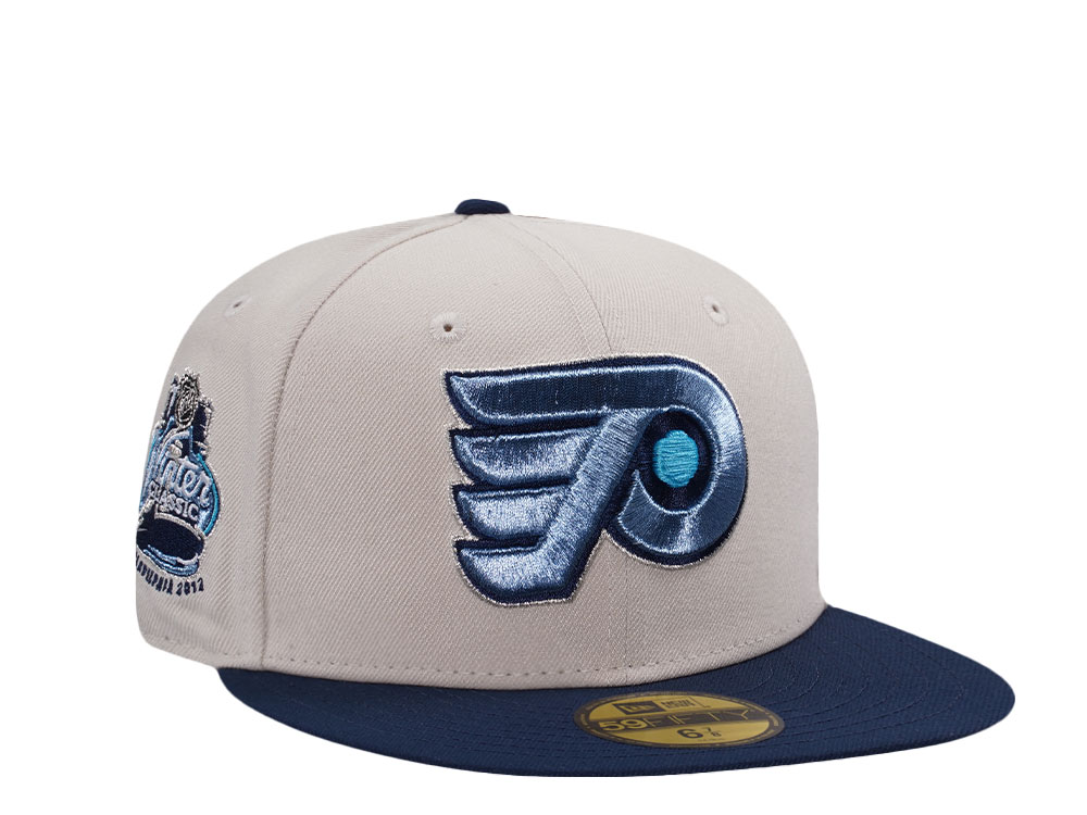 New Era Philadelphia Flyers Winter Classic 2012 Metallic Stone Two Tone Edition 59Fifty Fitted Cap