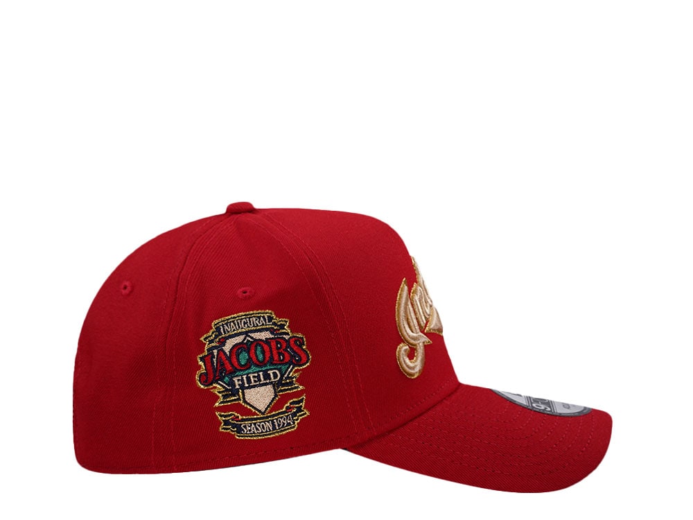 New Era Cleveland Indians Jacobs Field Red Prime Edition 9Forty A Frame Snapback Cap