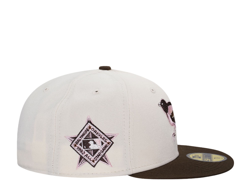 New Era Baltimore Orioles All Star Game 1993 Chrome Two Tone Edition 59Fifty Fitted Cap